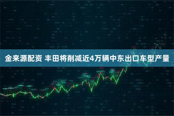 金来源配资 丰田将削减近4万辆中东出口车型产量