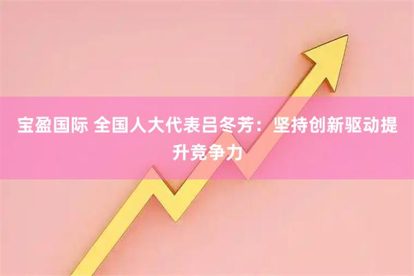 宝盈国际 全国人大代表吕冬芳：坚持创新驱动提升竞争力